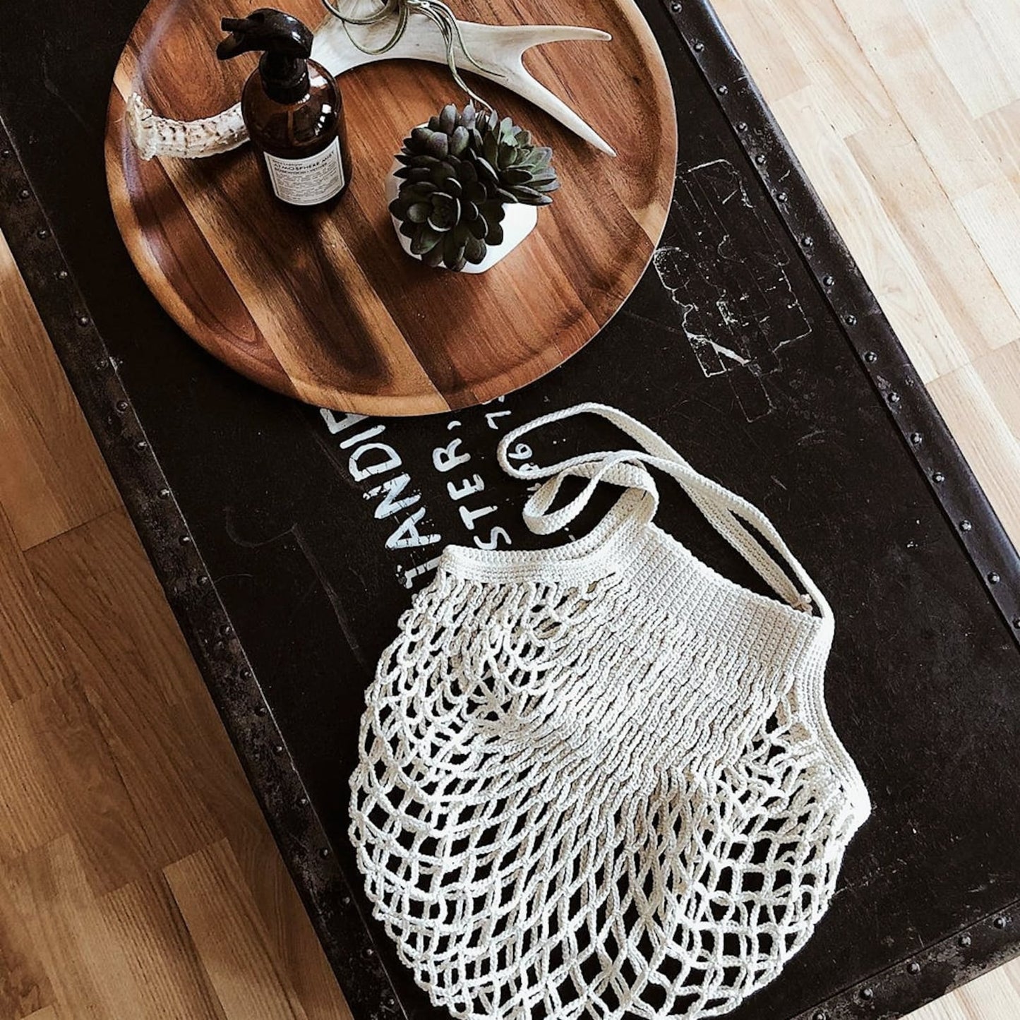 Crochet Market Bag, Beige Cotton Net Bag, French Market Bag, Handmade Eco Tote, Mesh Bag, Quality Shopping Bag, Groceries Farmers Bag