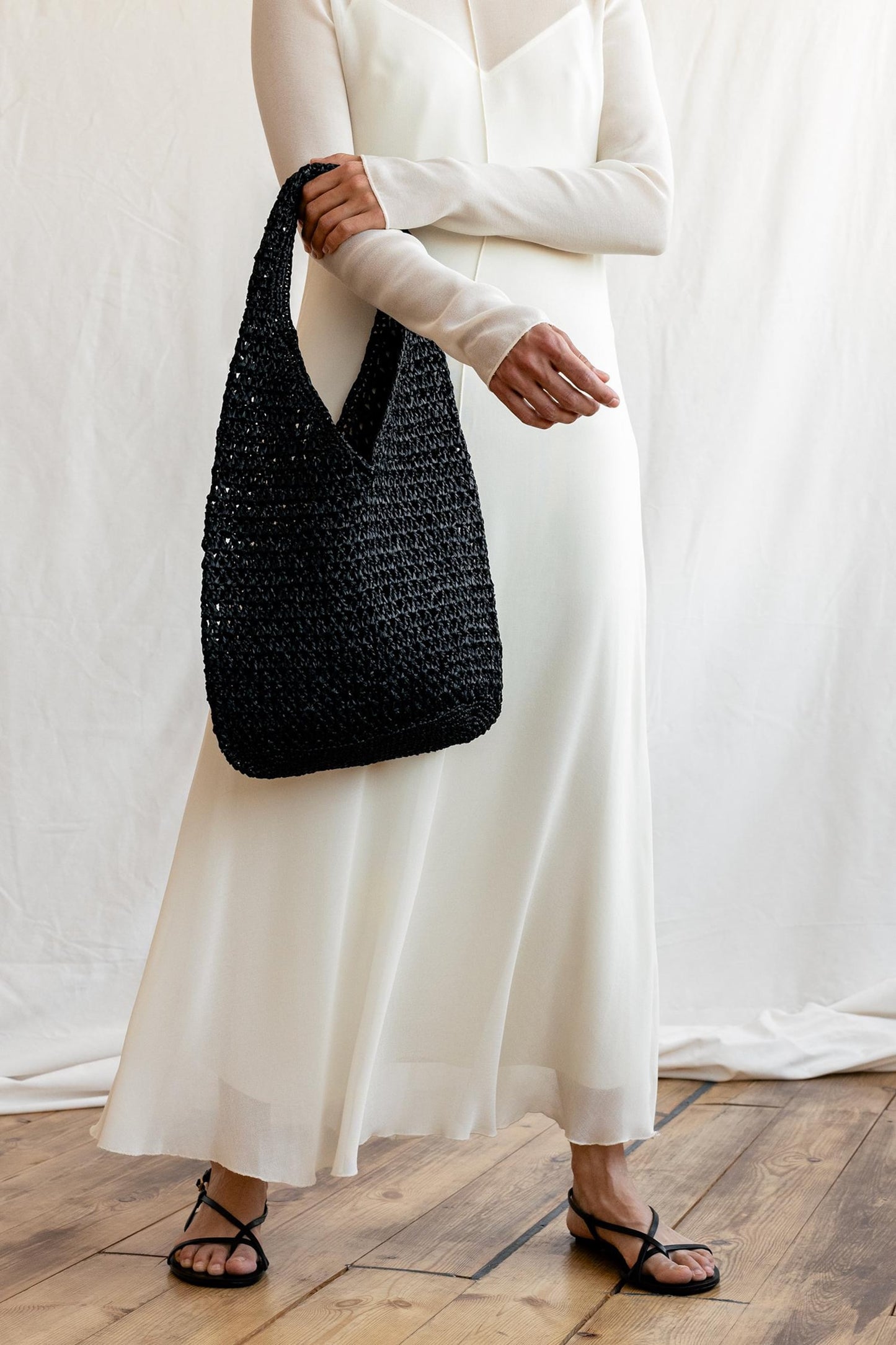 Crochet Raffia Tote in Natural, Summer Tote Bag, Straw Mesh Bag, Lightweight Tote, Crochet Shoulder Bag, One Handle Bag ¡ª The Daphne Tote