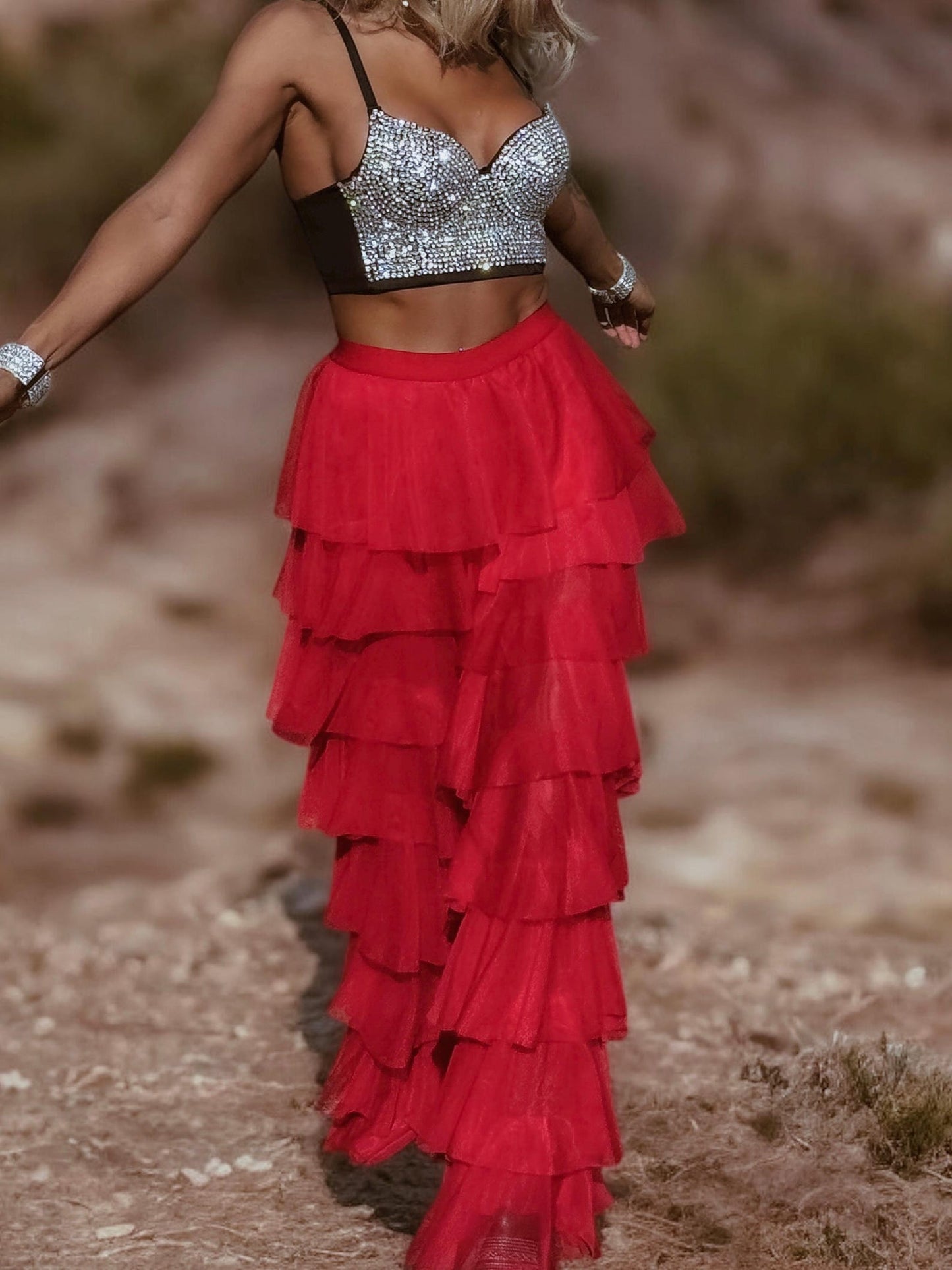 Rhinestone Corset Top: Western Cowgirl Bachelorette Outfit