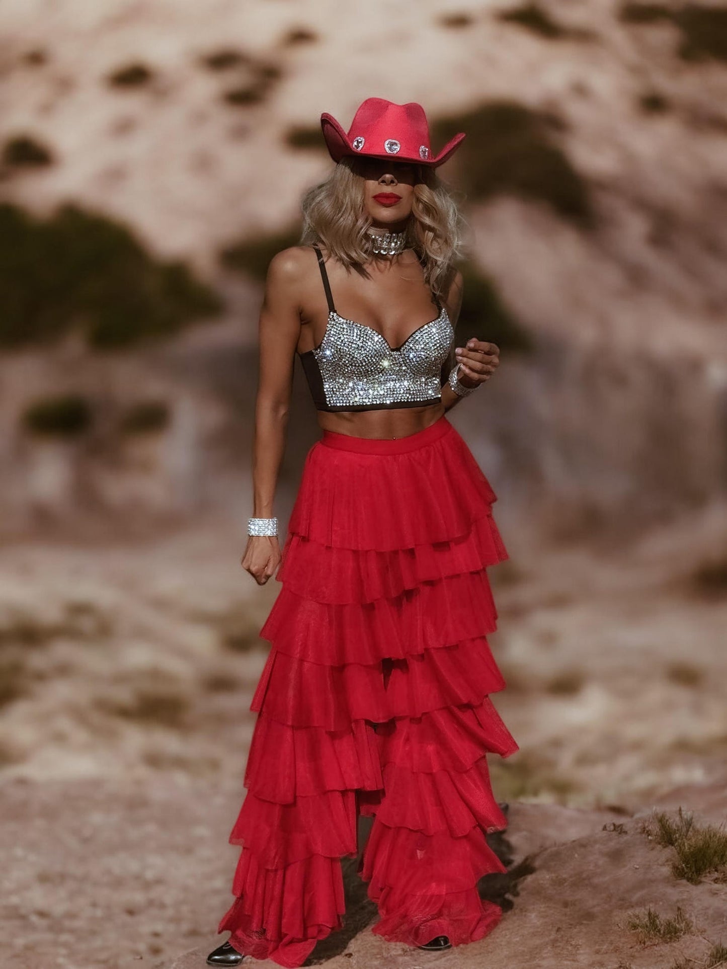 Rhinestone Corset Top: Western Cowgirl Bachelorette Outfit