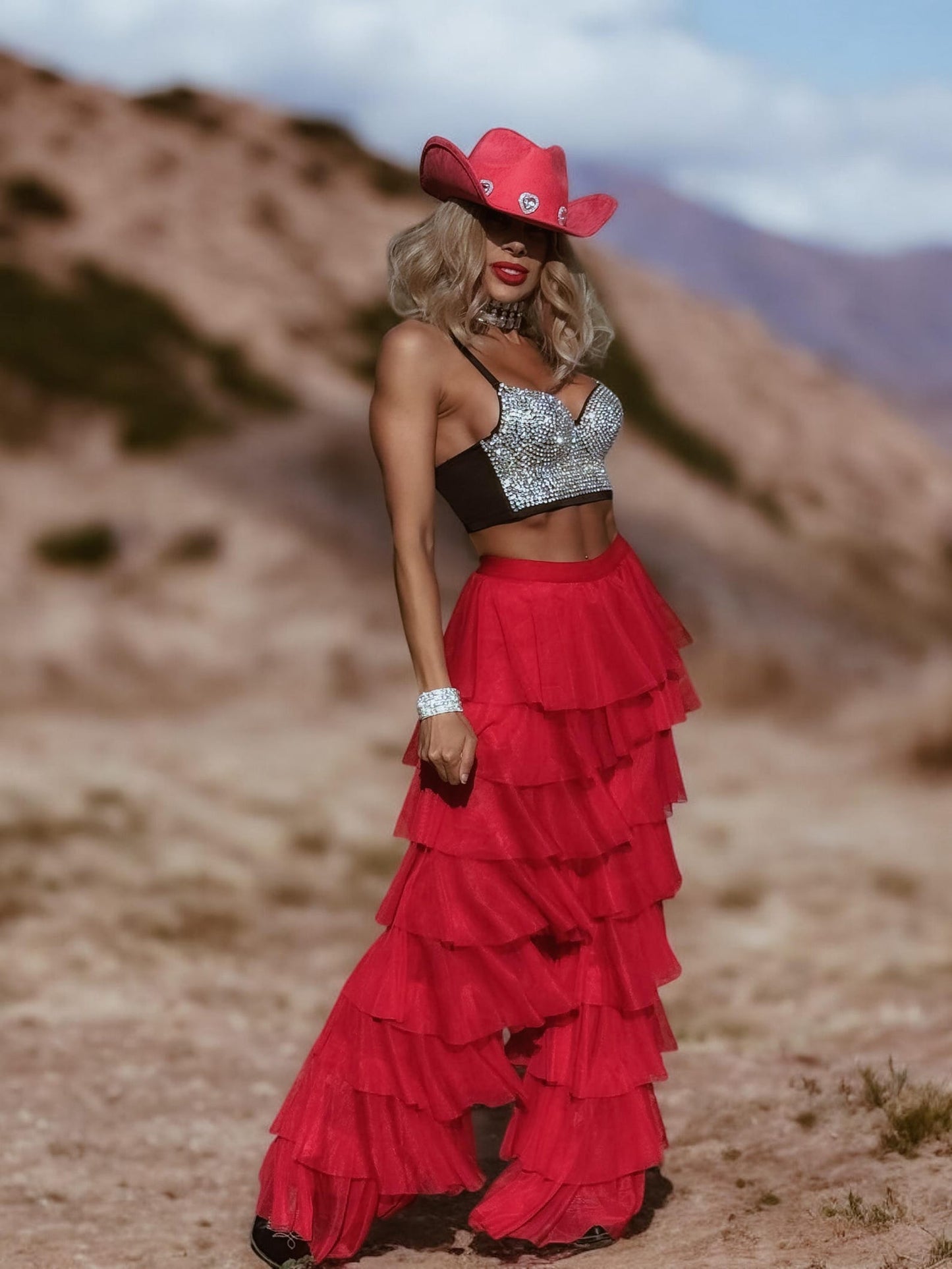 Rhinestone Corset Top: Western Cowgirl Bachelorette Outfit