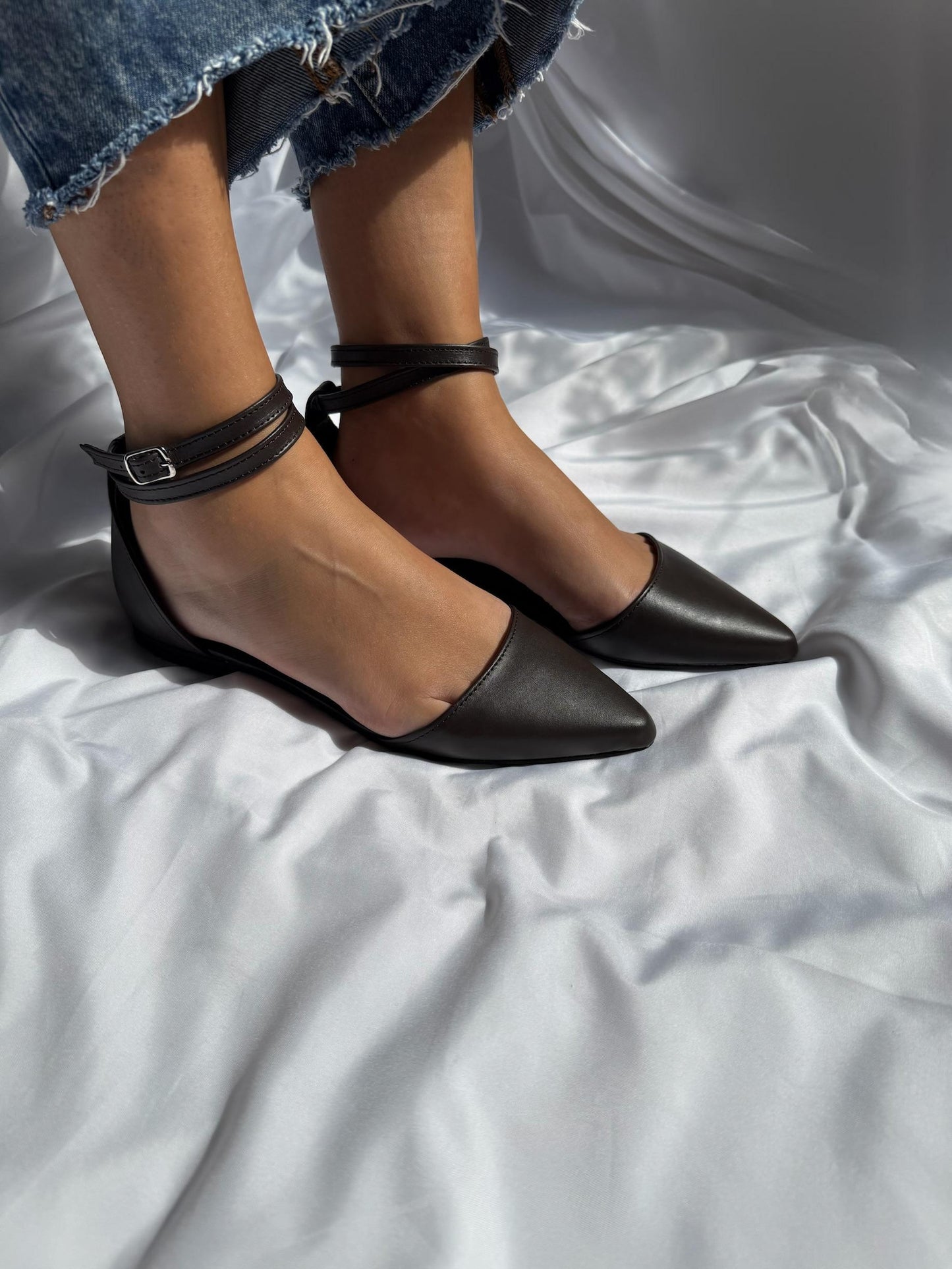 Leather Mules, Handmade Brown Mules, Women Slippers, Summer Shoes, Soft Pillow Sole