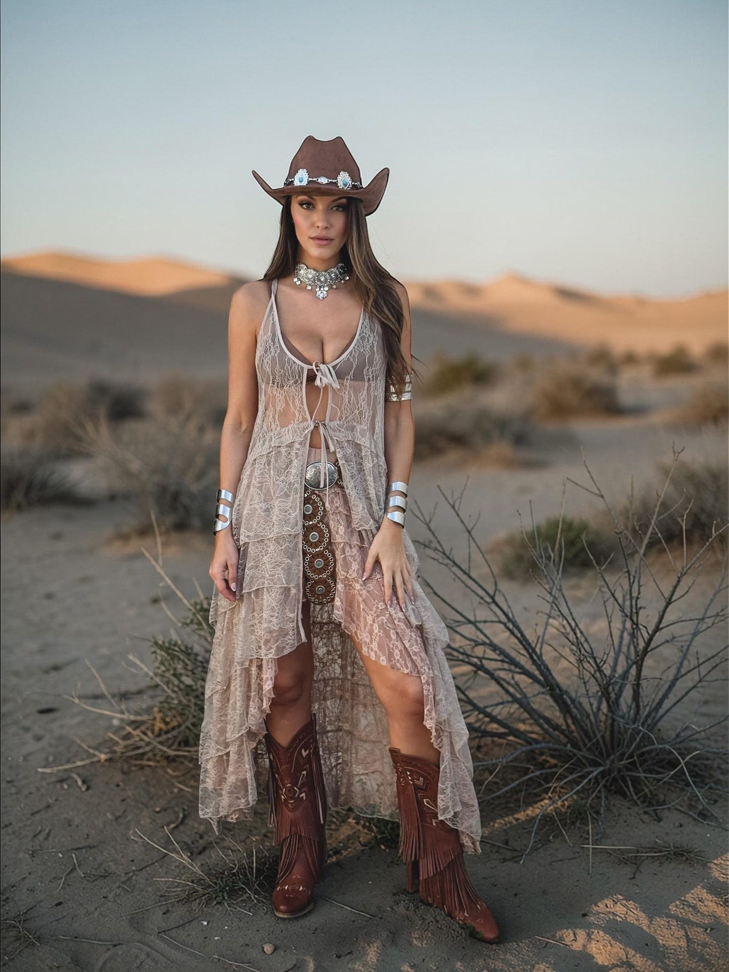 Lace Tiered Duster, Boho Lace Duster Dress, Bohemian Festival Top, Burning Man Lace Coat, Western Festival Duster