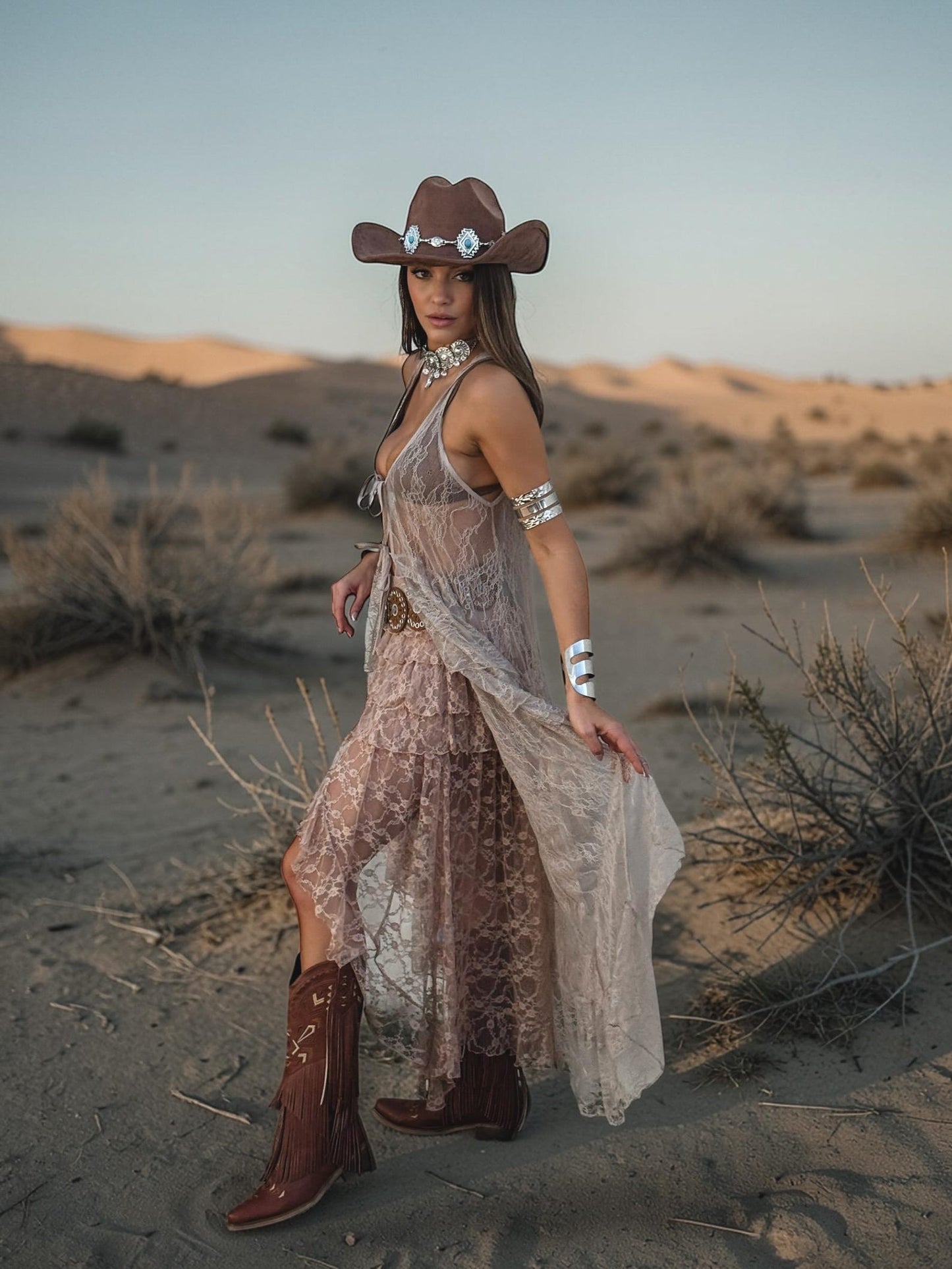 Lace Tiered Duster, Boho Lace Duster Dress, Bohemian Festival Top, Burning Man Lace Coat, Western Festival Duster