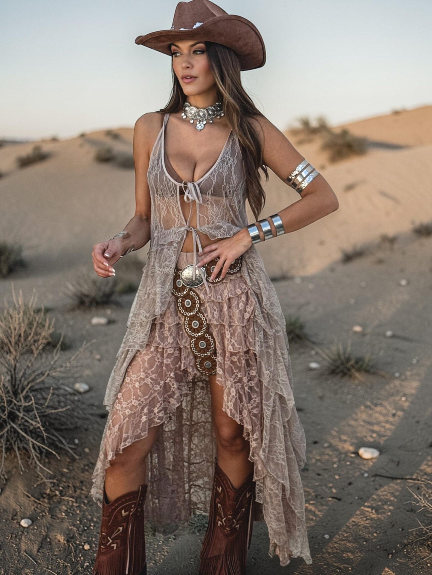 Lace Tiered Duster, Boho Lace Duster Dress, Bohemian Festival Top, Burning Man Lace Coat, Western Festival Duster