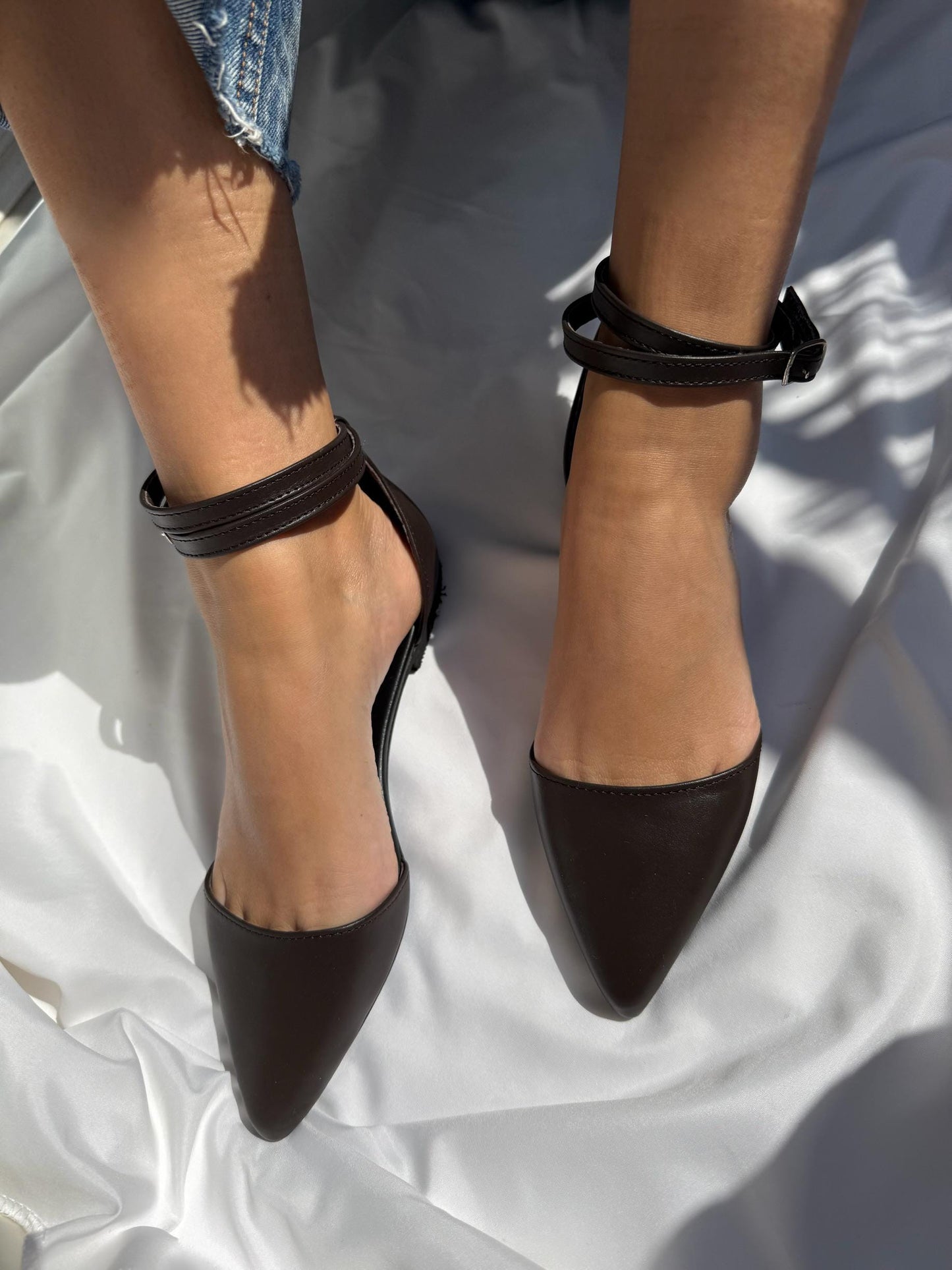 Leather Mules, Handmade Brown Mules, Women Slippers, Summer Shoes, Soft Pillow Sole