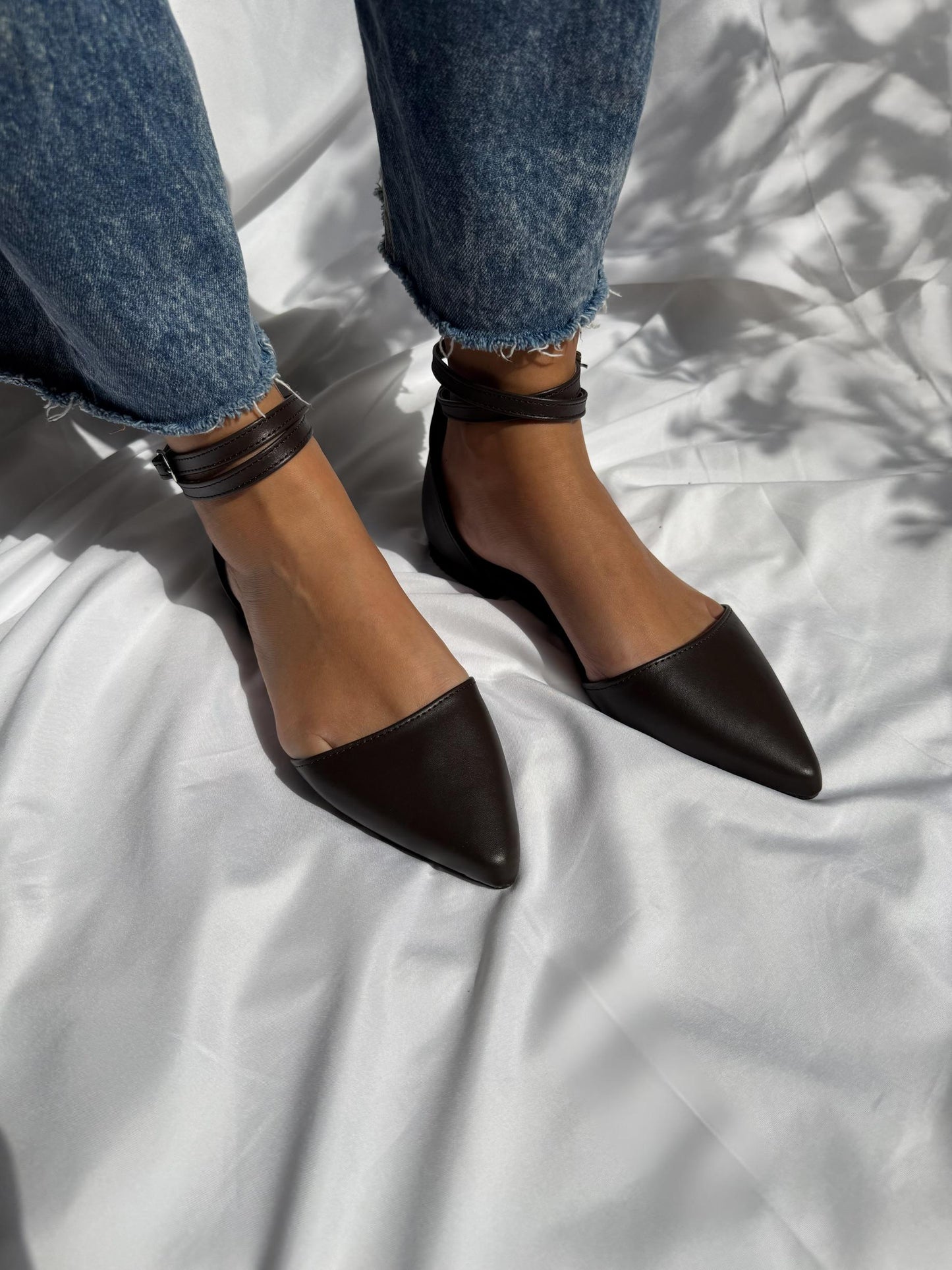 Leather Mules, Handmade Brown Mules, Women Slippers, Summer Shoes, Soft Pillow Sole