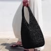 Crochet Raffia Tote in Natural, Summer Tote Bag, Straw Mesh Bag, Lightweight Tote, Crochet Shoulder Bag, One Handle Bag ¡ª The Daphne Tote